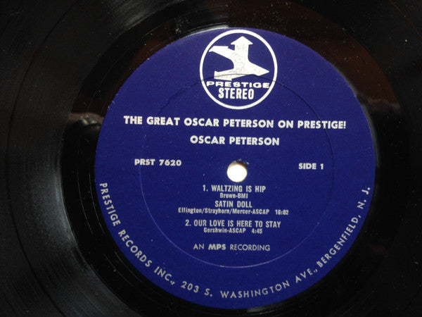 Oscar Peterson : The Great Oscar Peterson On Prestige! (LP, Album)