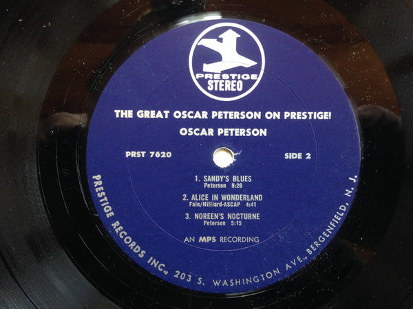 Oscar Peterson : The Great Oscar Peterson On Prestige! (LP, Album)