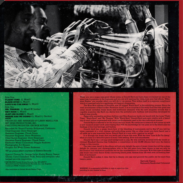 Donald Byrd : Black Byrd (LP, Album, RE, Res)
