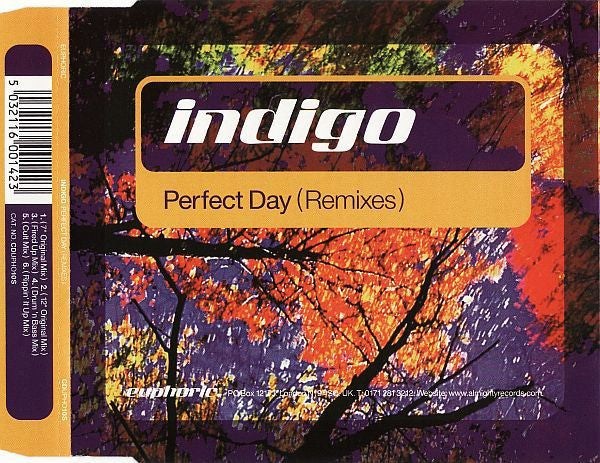 Indigo (12) : Perfect Day (Remixes) (CD, Single)