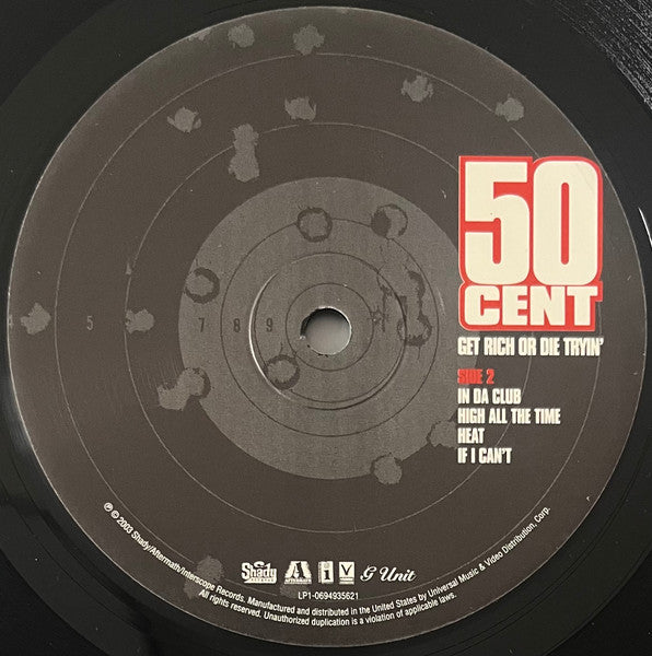 50 Cent : Get Rich Or Die Tryin' (2xLP, Album)