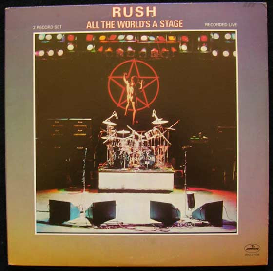 Rush : All The World's A Stage (2xLP, Album, Ter)