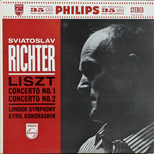 Sviatoslav Richter, Liszt*, London Symphony*, Kyril Kondrashin* : Concerto No.1 / Concerto No.2 (LP)