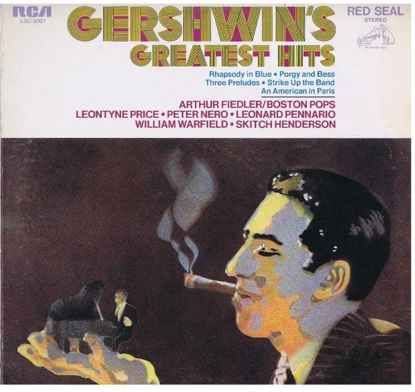 Gershwin* / Arthur Fiedler / Boston Pops*, Leontyne Price, Peter Nero, Leonard Pennario, William Warfield, Skitch Henderson : Gershwin's Greatest Hits (LP, Album, Comp, Ind)