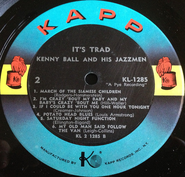 Kenny Ball And His Jazzmen : It's Trad (LP, Album, Mono)