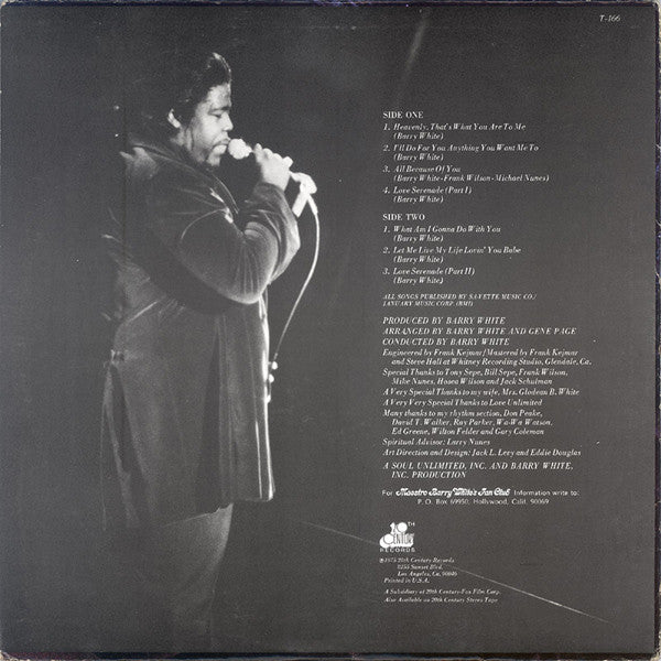 Barry White : Just Another Way To Say I Love You (LP, Album, Pit)