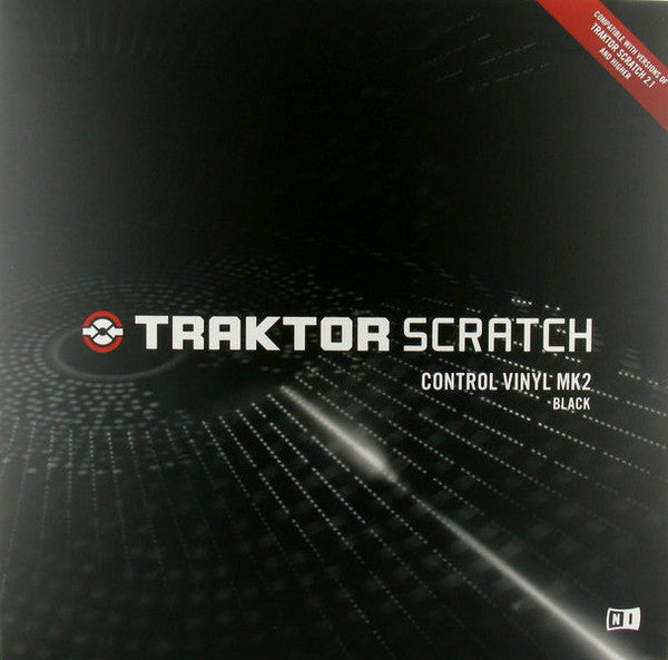 No Artist : Traktor Scratch Control Vinyl MK2 Black (12", DVS)
