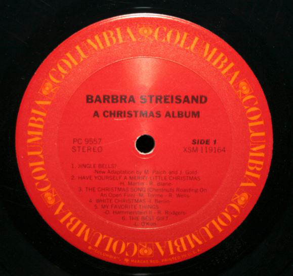 Barbra Streisand : A Christmas Album (LP, Album, RE)