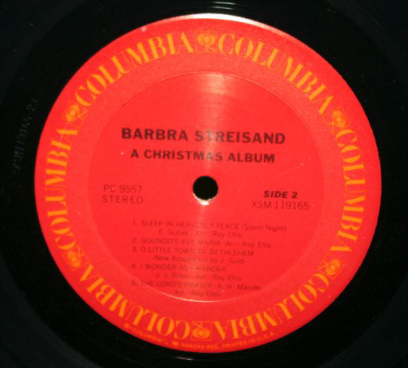Barbra Streisand : A Christmas Album (LP, Album, RE)