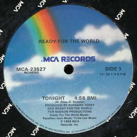Ready For The World : Tonight (12")