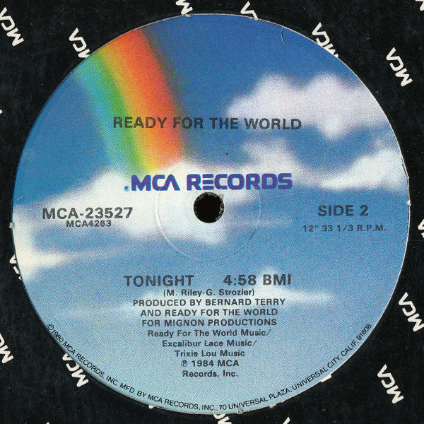 Ready For The World : Tonight (12")