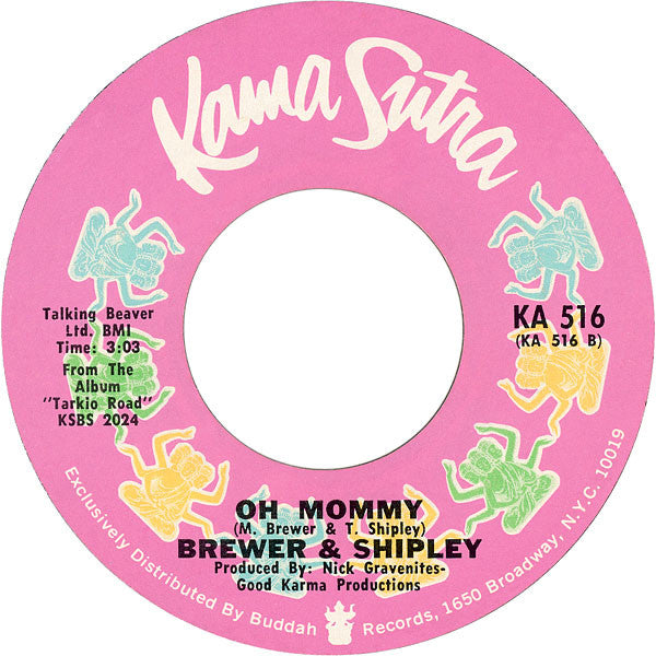 Brewer & Shipley* : One Toke Over The Line (7", Single)