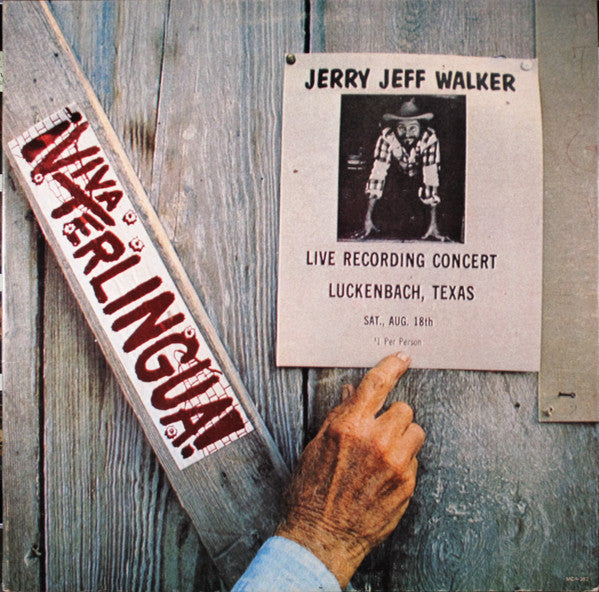 Jerry Jeff Walker : ¡Viva Terlingua! (LP, Album, Glo)