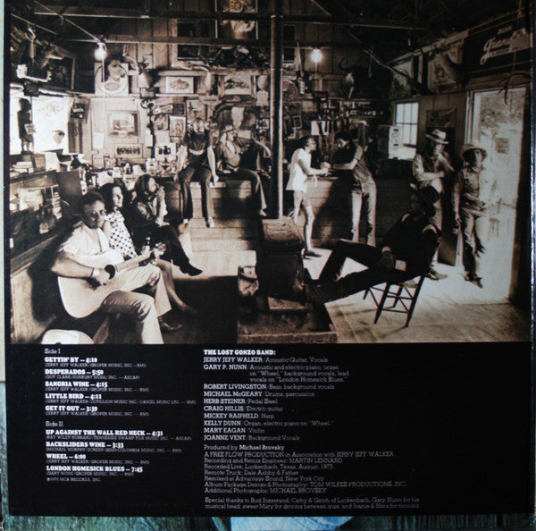 Jerry Jeff Walker : ¡Viva Terlingua! (LP, Album, Glo)