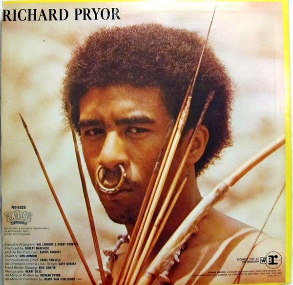 Richard Pryor : Richard Pryor (LP, Album, RE, Win)