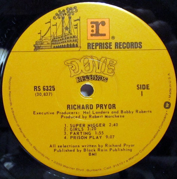 Richard Pryor : Richard Pryor (LP, Album, RE, Win)