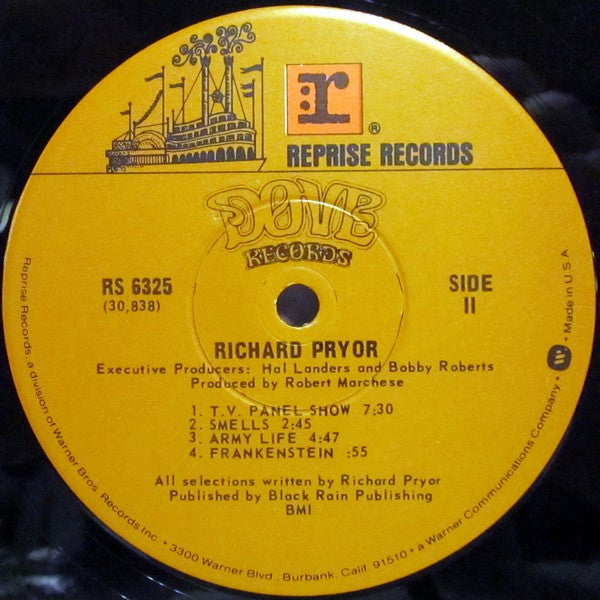 Richard Pryor : Richard Pryor (LP, Album, RE, Win)