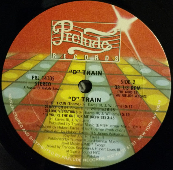 "D" Train* : You're The One For Me (LP, Album, Ter)