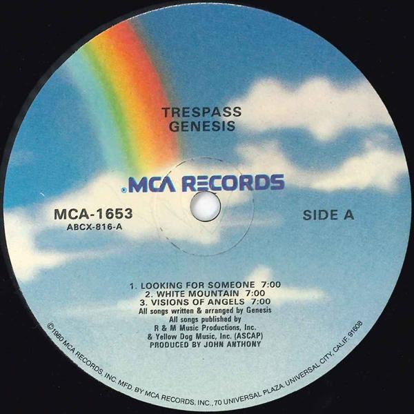 Genesis : Trespass (LP, Album, RE, Glo)