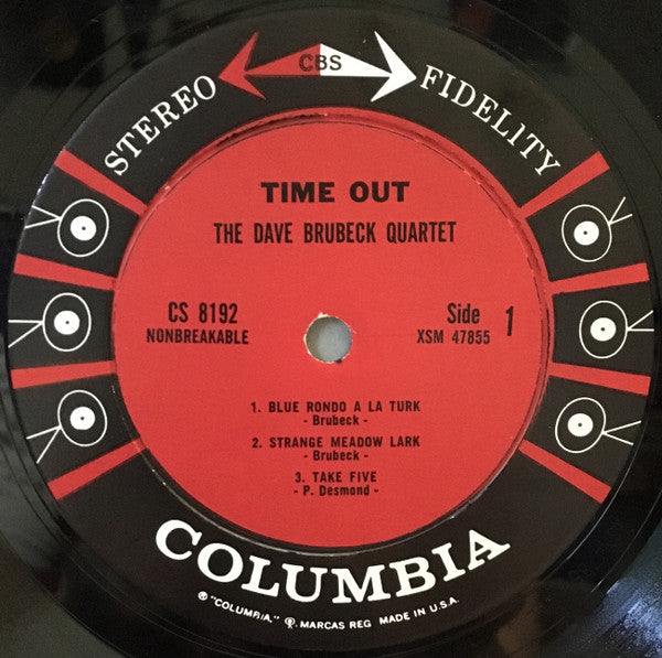 The Dave Brubeck Quartet : Time Out (LP, Album, RP)