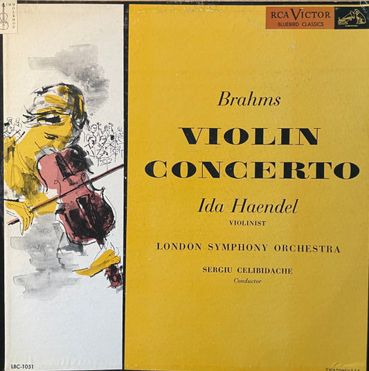 Brahms*, Ida Haendel : Violin Concerto (LP, Mono)