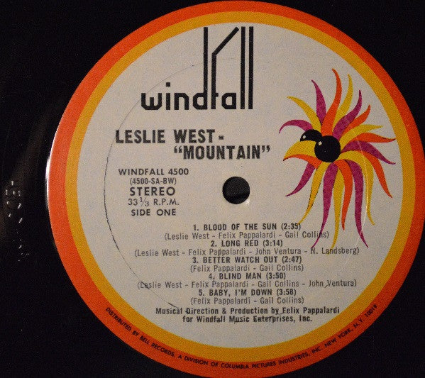 Leslie West : Mountain (LP, Album, Bes)