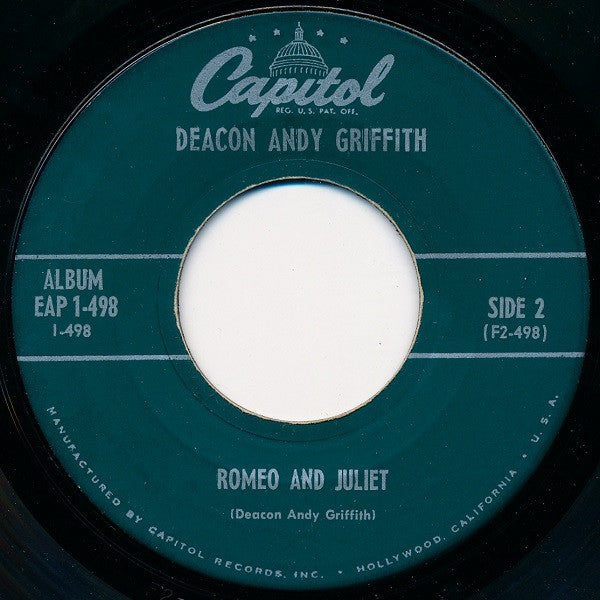 Deacon Andy Griffith* : What It Was, Was Football (7")