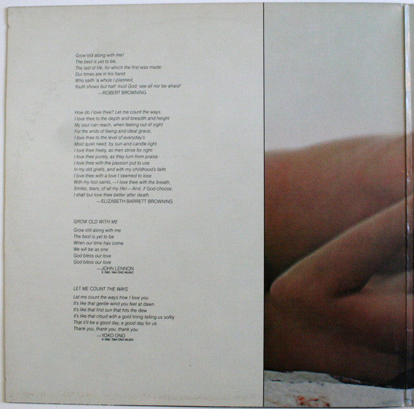 John Lennon & Yoko Ono : Milk And Honey (LP, Album, 53 )
