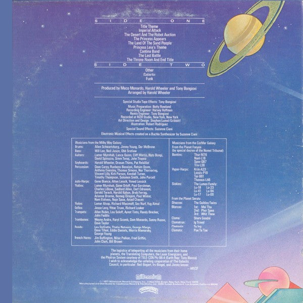 Meco* : Music Inspired By Star Wars And Other Galactic Funk (LP, Album, San)