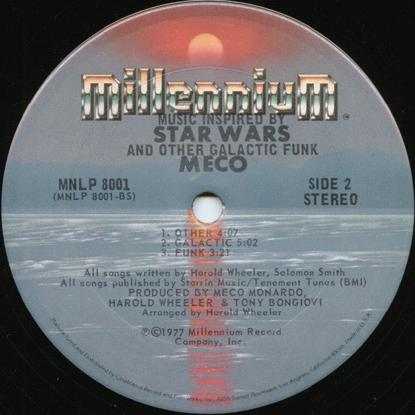 Meco* : Music Inspired By Star Wars And Other Galactic Funk (LP, Album, San)