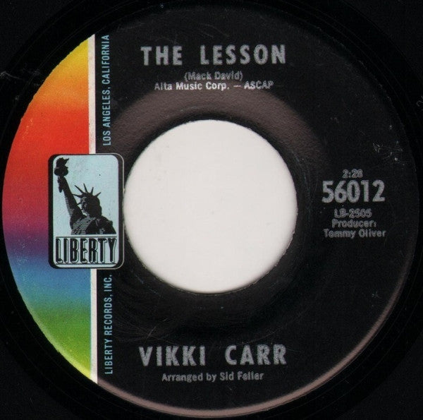 Vikki Carr : The Lesson (7", Single)