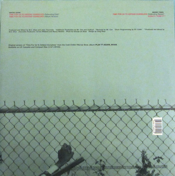 M.C. Shan* : Time For Us To Defend Ourselves (12", Maxi)