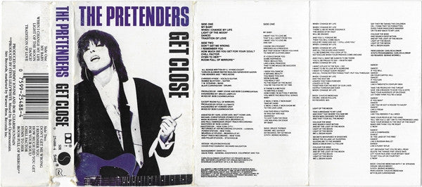 The Pretenders : Get Close (Cass, Album, W-9)