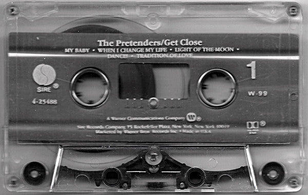 The Pretenders : Get Close (Cass, Album, W-9)