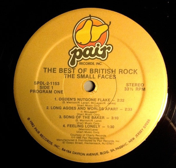 Small Faces : The Best Of British Rock (2xLP, Comp)