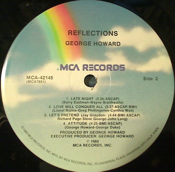 George Howard Lp Buy George Howard : Reflections (LP, Album, Pin) Online for a great ...