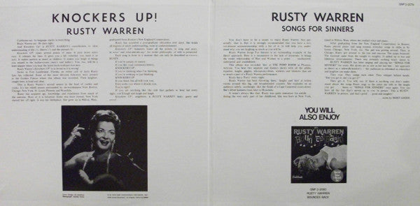 Rusty Warren : Knockers Up! / Songs For Sinners (2xLP, Album, Comp)