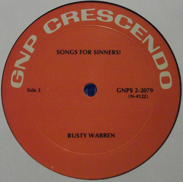 Rusty Warren : Knockers Up! / Songs For Sinners (2xLP, Album, Comp)