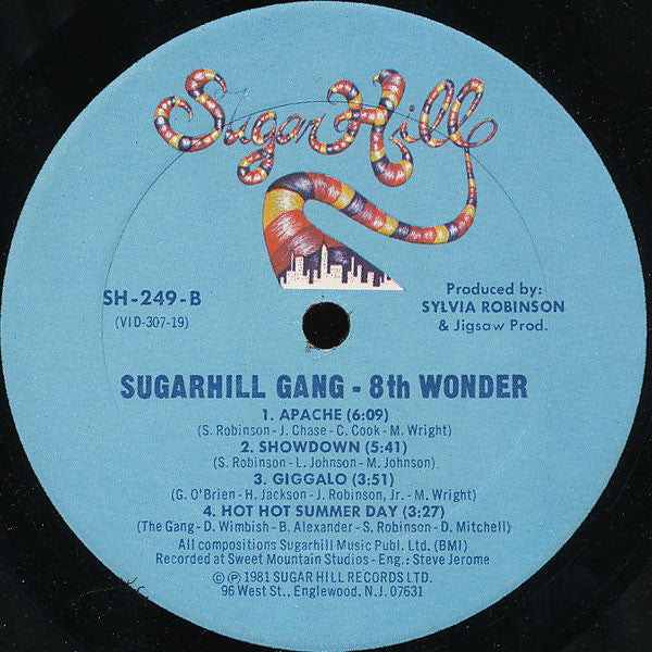 Sugarhill Gang : 8th Wonder (LP, Album)