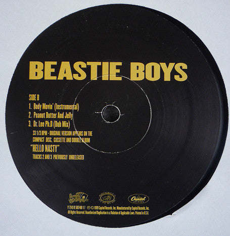 Beastie Boys : Body Movin' (12")