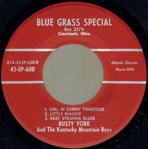 Rusty York And The Kentucky Mountain Boys (2) : Little Rosewood Casket (7", EP)