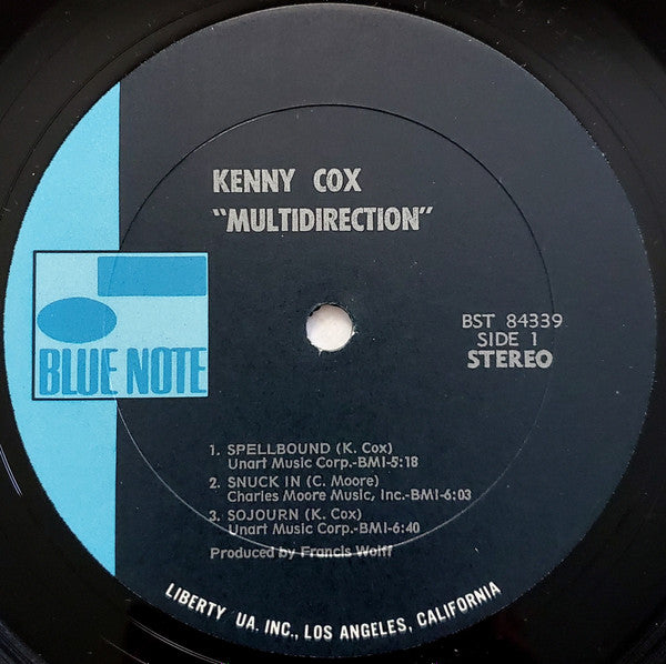 Kenny Cox And The Contemporary Jazz Quintet (2) : Multidirection (LP, Album)