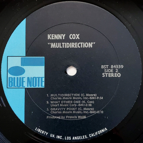 Kenny Cox And The Contemporary Jazz Quintet (2) : Multidirection (LP, Album)