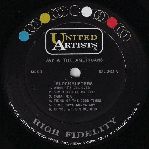 Jay And The Americans* : Blockbusters (LP, Album, Mono)
