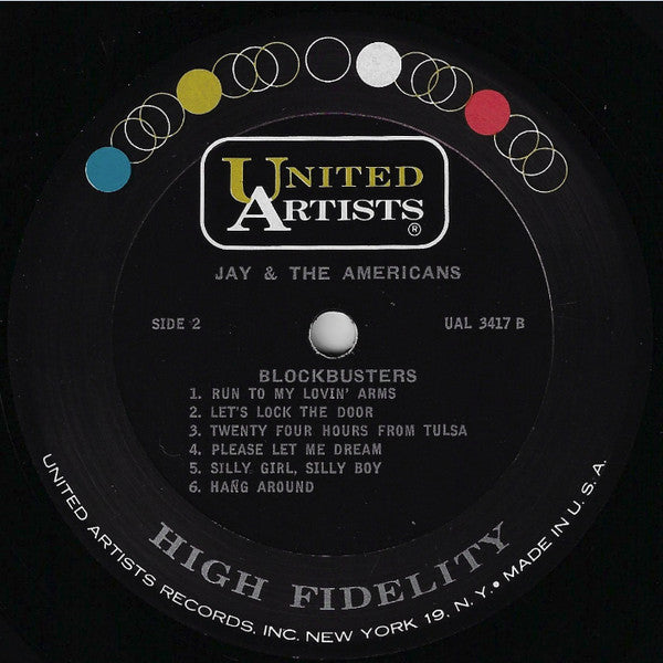 Jay And The Americans* : Blockbusters (LP, Album, Mono)