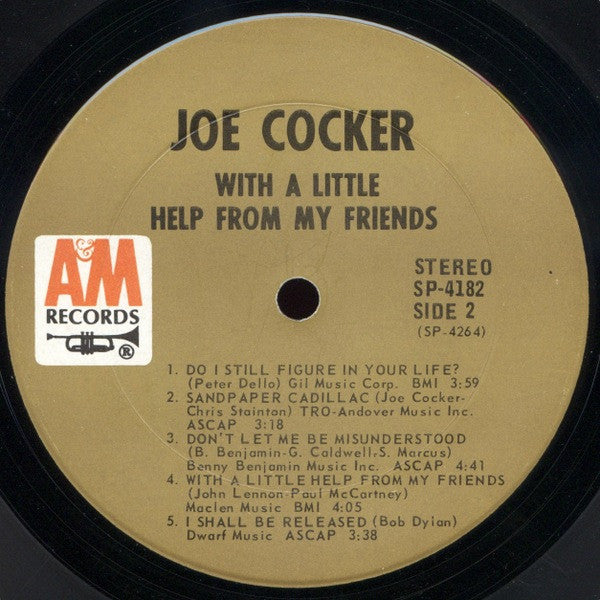 Joe Cocker : With A Little Help From My Friends (LP, Album, Ter)