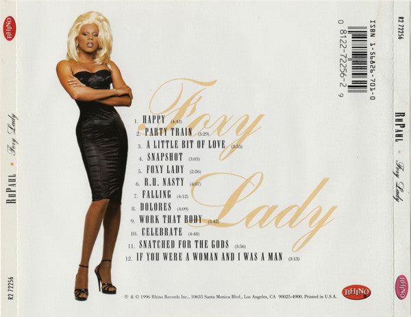RuPaul : Foxy Lady (CD, Album)