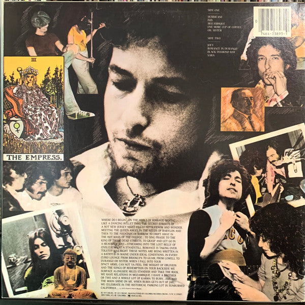 Bob Dylan : Desire (LP, Album, RE, Pit)