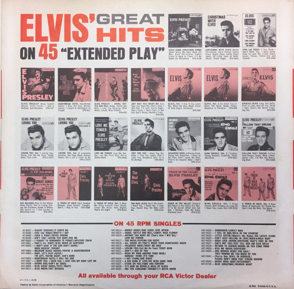 Elvis Presley : 50,000,000 Elvis Fans Can't Be Wrong (Elvis' Gold Records, Vol. 2) (LP, Comp, Mono, RE)