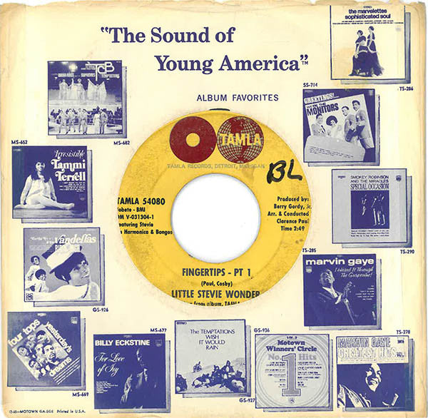 Little Stevie Wonder* : Fingertips (7", Single)